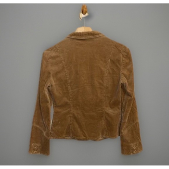 Vintage Y2K Corduroy Pant Suit Women's 2 Hipster Camel - Picture 6 of 12